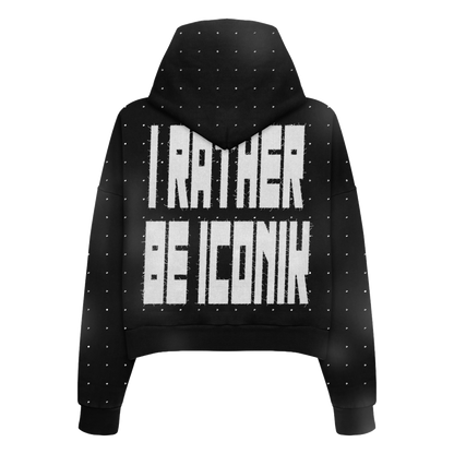 "Famous" ICONIK Hoodie Black